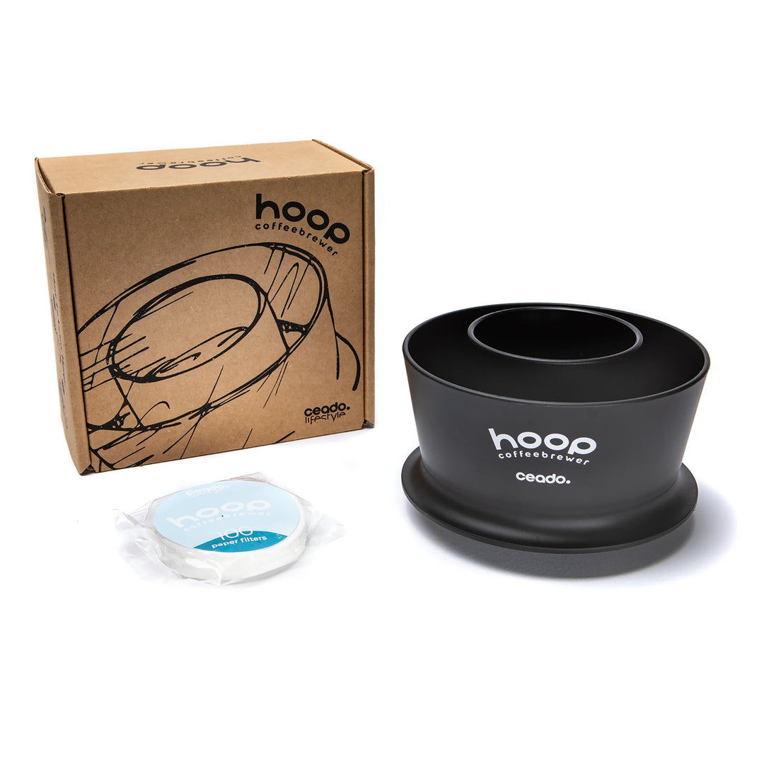 The Ceado Hoop Radial Infusion Coffee Brewer Black by the Coffee Beautiful Coffee Company UK London Surrey