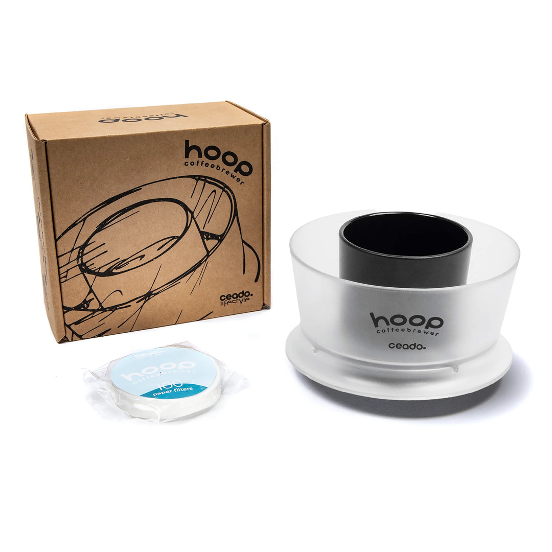 The Ceado Hoop Radial Infusion Coffee Brewer Ghost by the Coffee beautiful coffee company UK London Surrey
