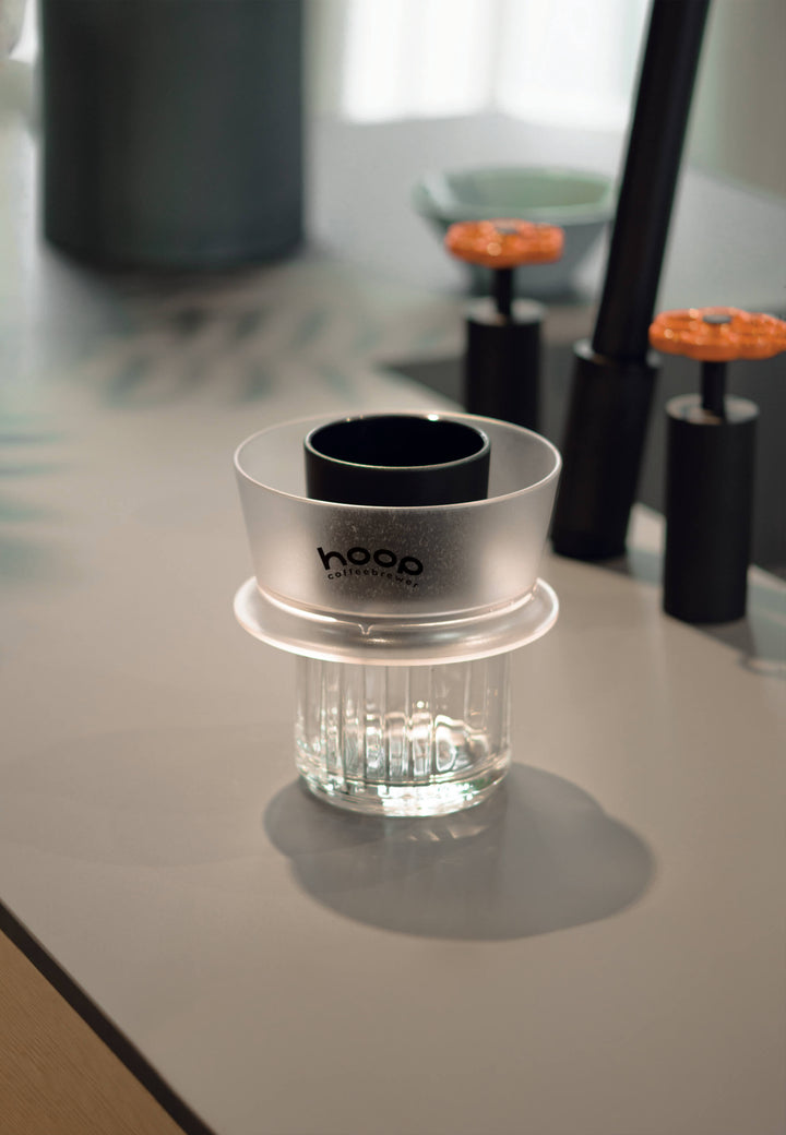 The Ceado Hoop Radial Infusion Coffee Brewer Ghost by the Coffee beautiful coffee company UK London Surrey