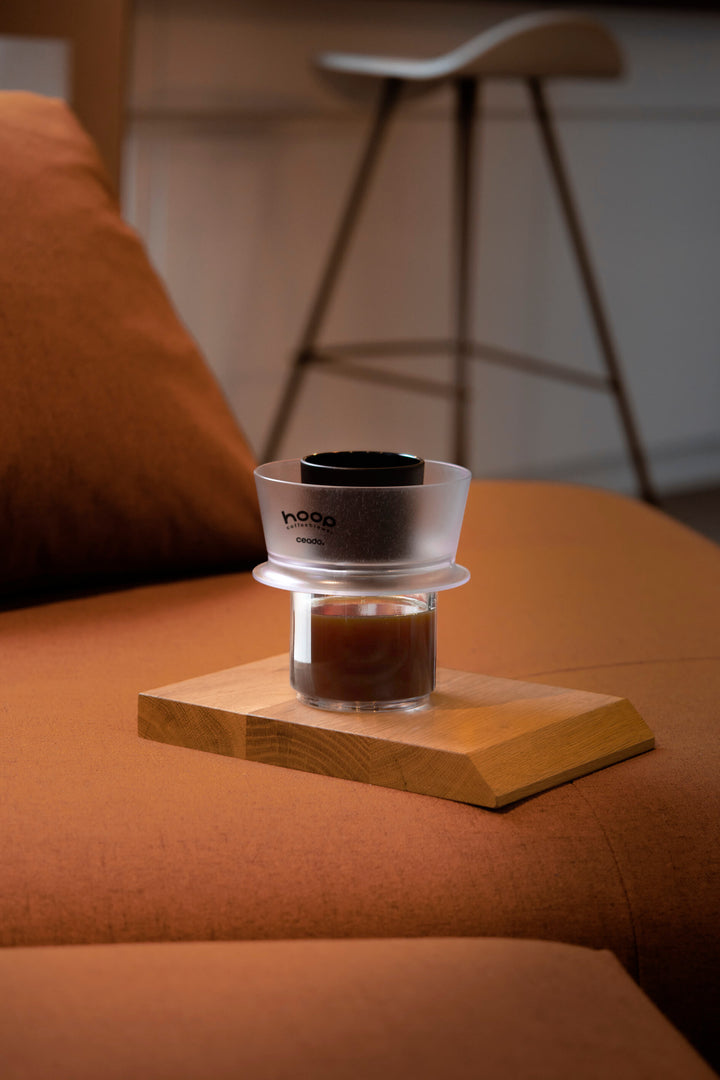 The Ceado Hoop Radial Infusion Coffee Brewer Ghost by the Coffee beautiful coffee company UK London Surrey