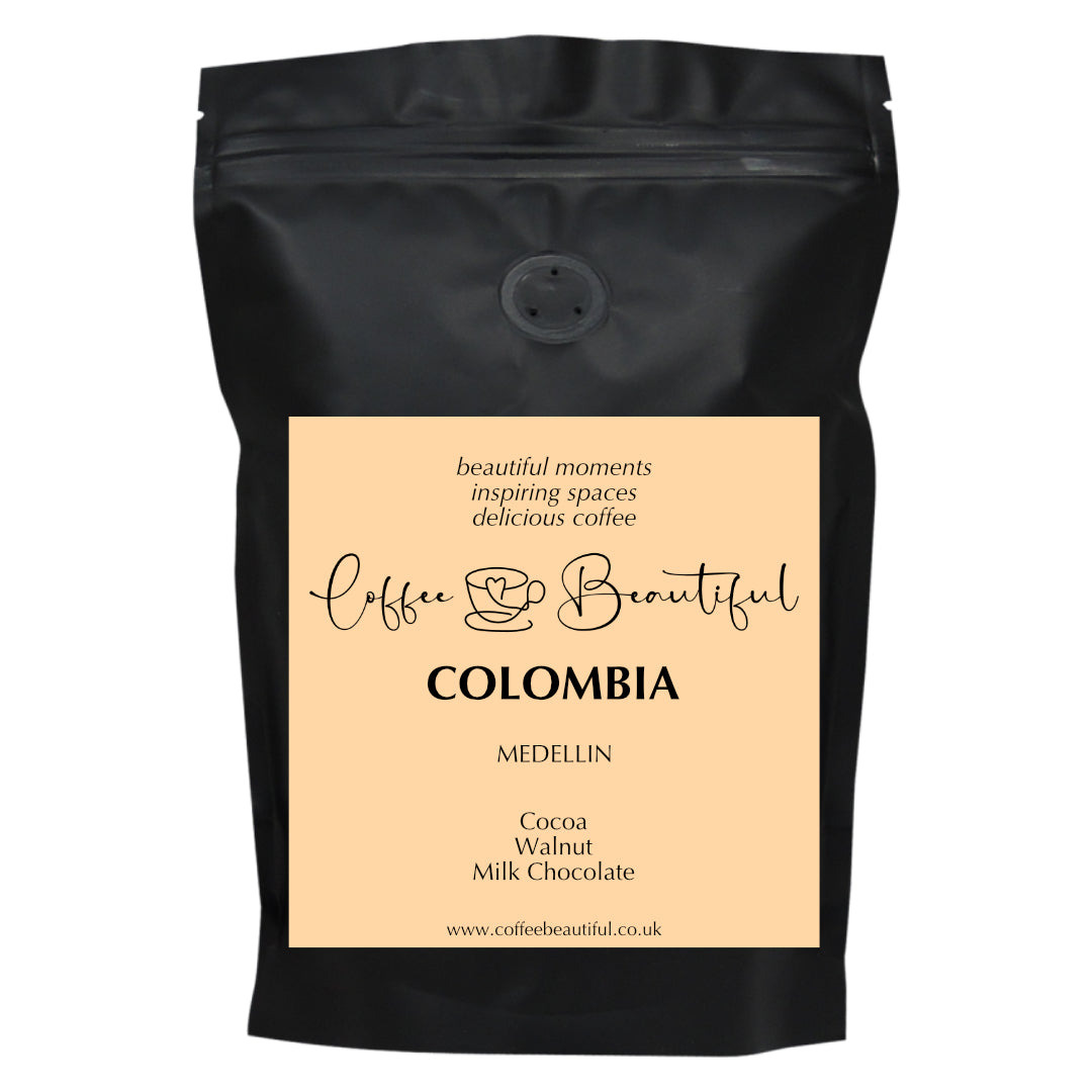 Colombia Medellin by Coffee Beautiful Fresh Roasted Specialty Grade Coffee by the Coffee Beautiful Coffee Company UK London Surrey