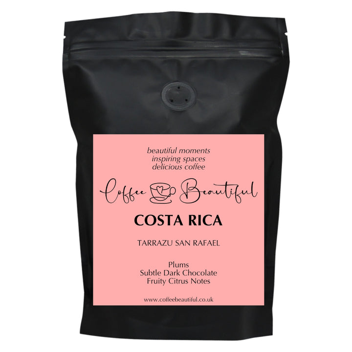 Costa Rica Tarrazu San Rafael by Coffee Beautiful Fresh Roasted Specialty Grade Coffee by the Coffee Beautiful Coffee Company UK London Surrey