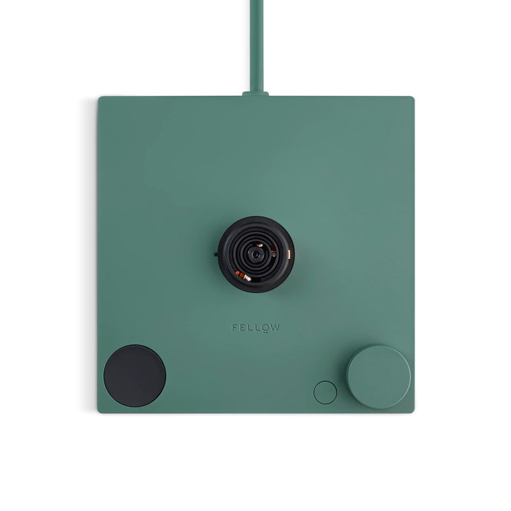 Fellow Stagg EKG Electric Kettle Smoke Green with Maple by the Coffee Beautiful Coffee Company UK London Surrey