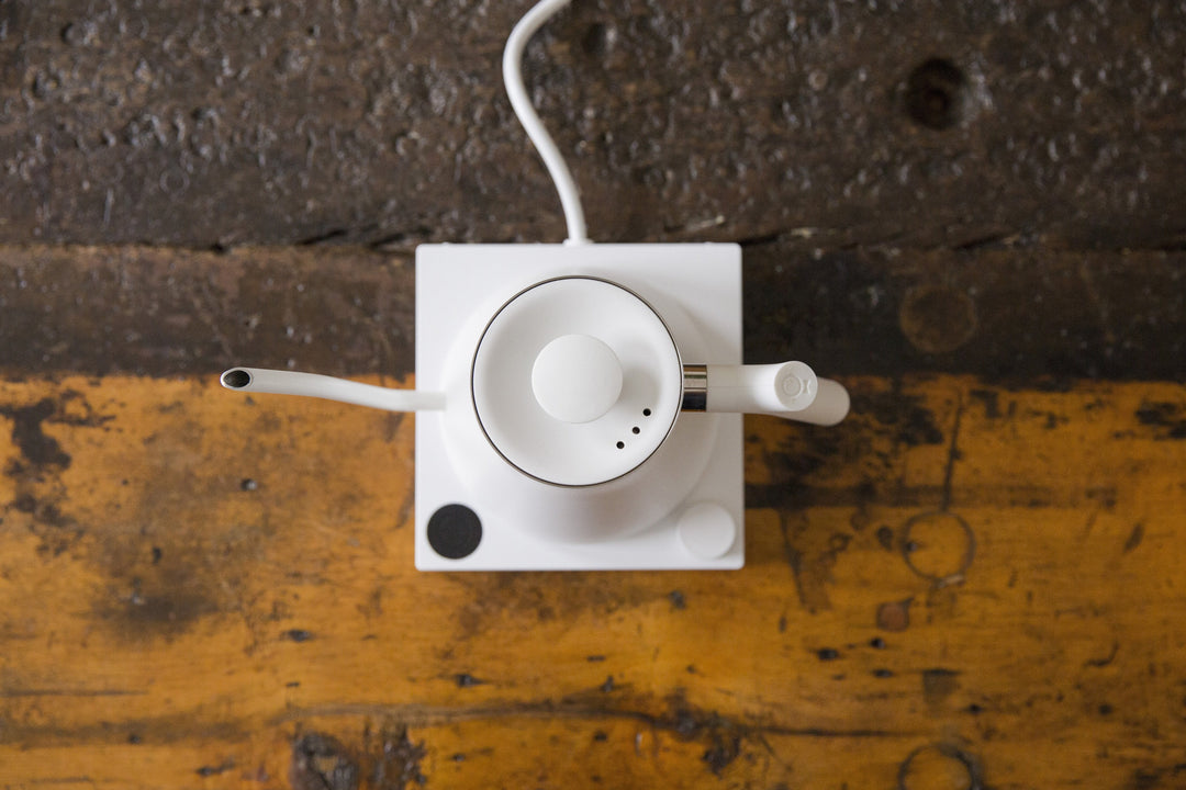 Fellow Stagg EKG Electric Pouring Kettle Matte White by the Coffee Beautiful Coffee Company UK London Surrey
