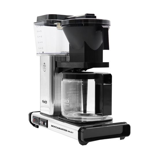 Moccamaster KBG Select Filter Coffee Machine - Polished Silver The Coffee Beautiful Company UK London Surrey