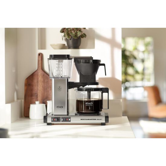 Moccamaster KBG Select Filter Coffee Machine - Polished Silver The Coffee Beautiful Company UK London Surrey