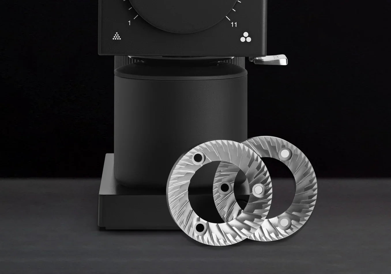 Fellow Ode Gen 2 Coffee Grinder and Burrs