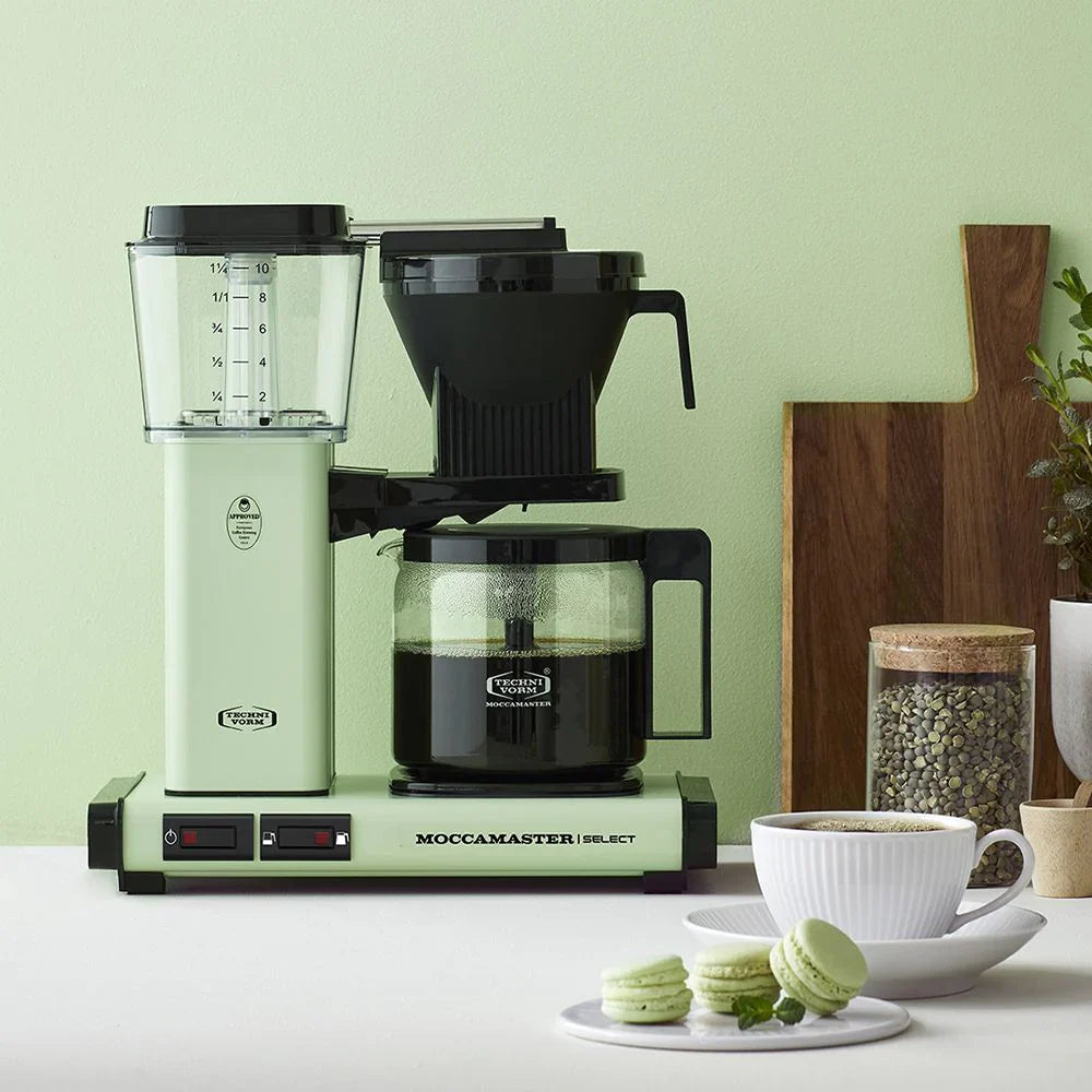 Moccamaster KBG Select Filter Coffee Machine in Pastel Green