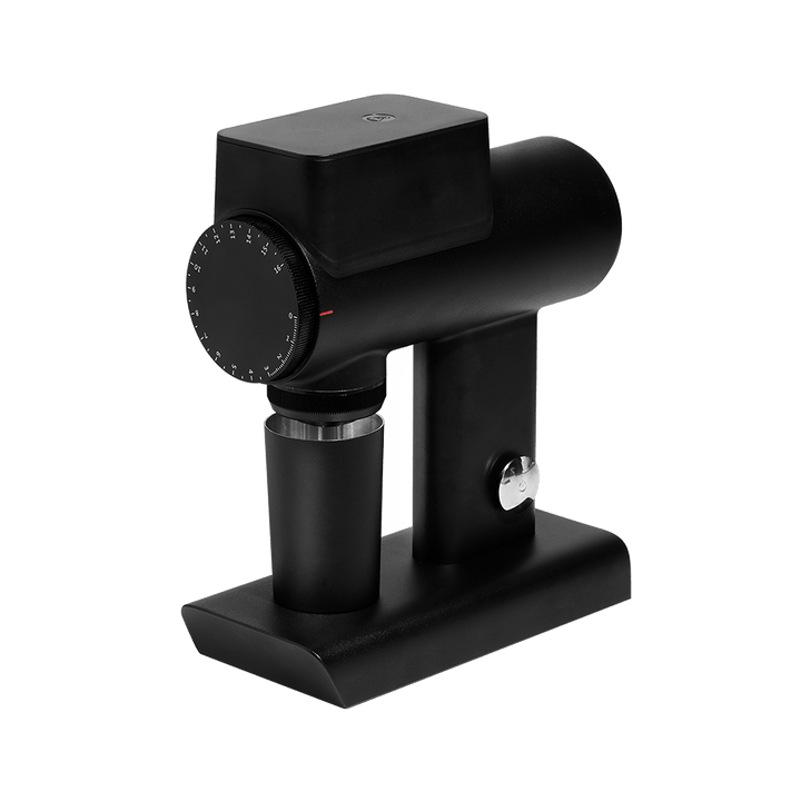 Timemore Sculptor 064S Electric Coffee Grinder — Black, studio shot