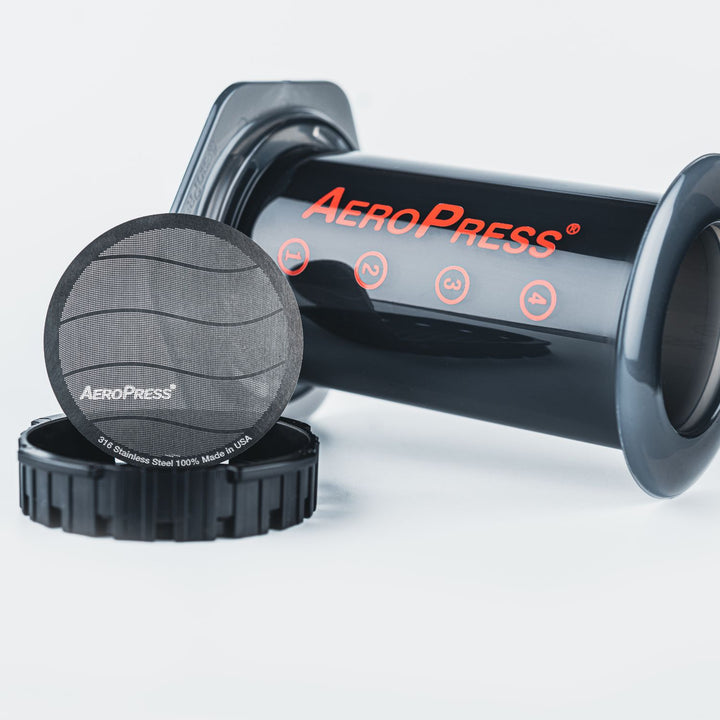 AeroPress Stainless Steel Reusable Coffee Filter The Coffee Beautiful Coffee Company UK London Surrey
