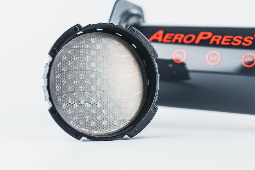 AeroPress Stainless Steel Reusable Coffee Filter The Coffee Beautiful Coffee Company UK London Surrey