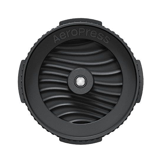 AeroPress Flow Control Filter Cap — angled view