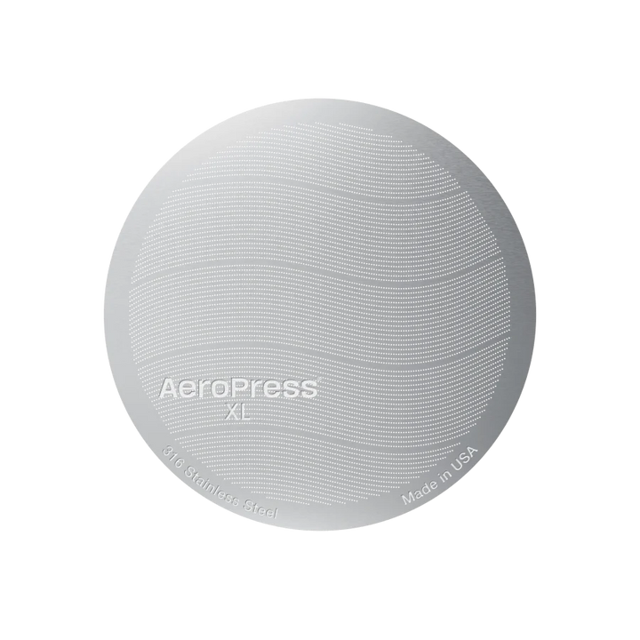 AeroPress XL Stainless Steel Reusable Coffee Filter by the Coffee Beautiful coffee Company UK London Surrey