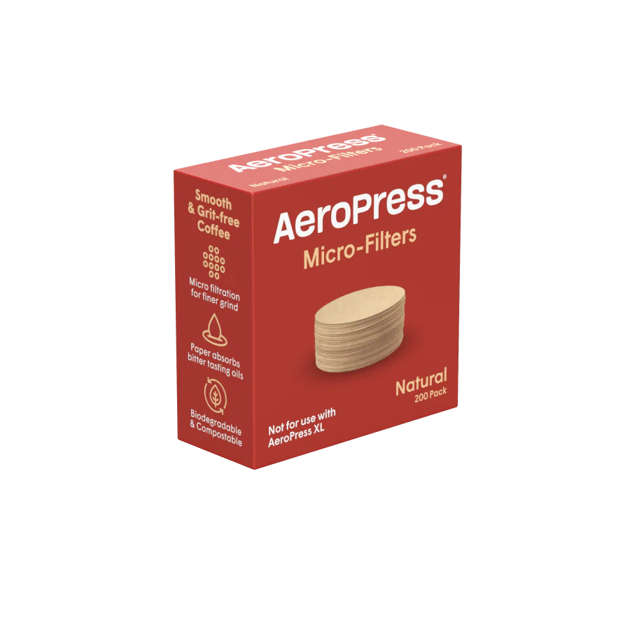AeroPress Natural Coffee Filters x 200 by the Coffee Beautiful Coffee Company UK London Surrey