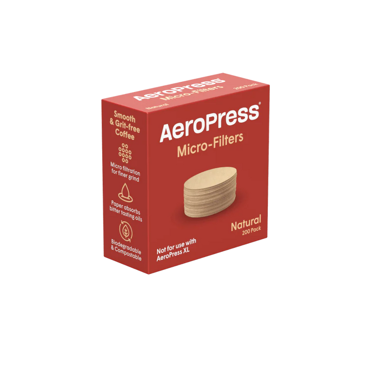 AeroPress Natural Coffee Filters x 200 by the Coffee Beautiful Coffee Company UK London Surrey