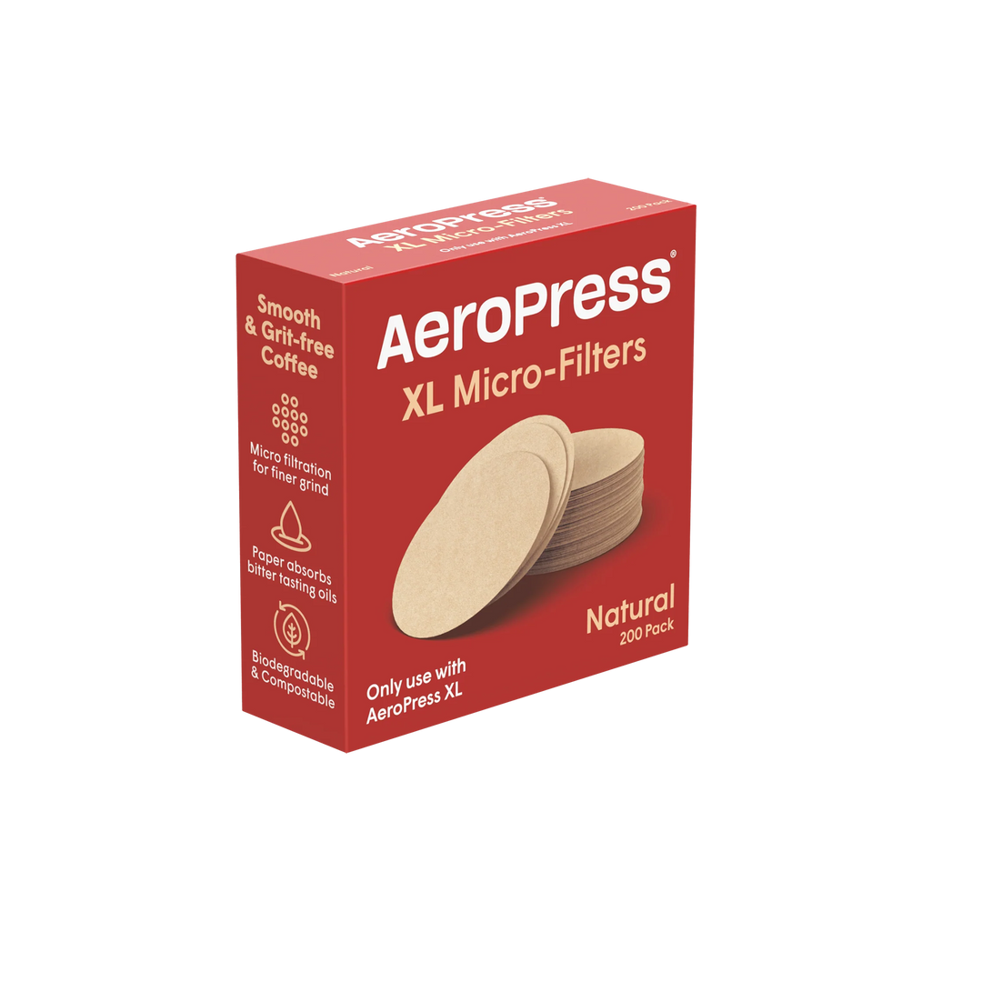 AeroPress XL Natural Paper Micro-Filters x 200 by the Coffee Beautiful Coffee Company UK London Surrey