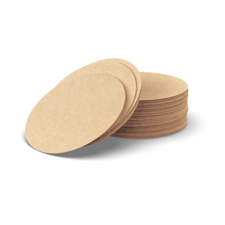 AeroPress XL Natural Paper Micro-Filters x 200 — angled view