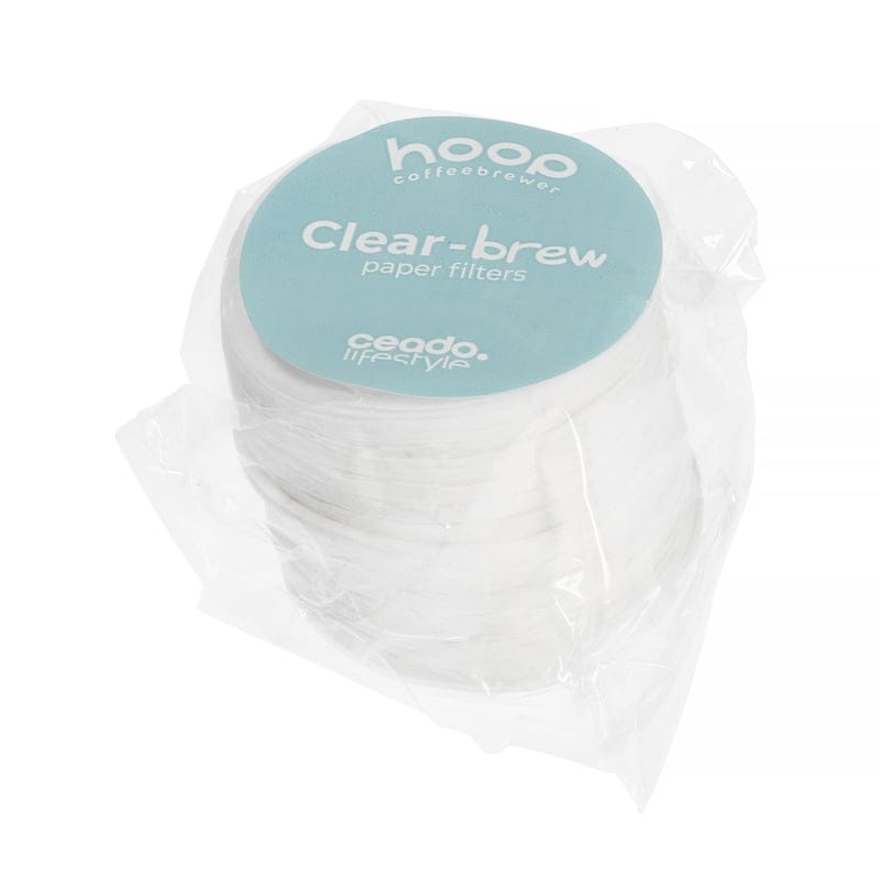 Ceado Hoop Brewer Clear-Brew Paper Filters (Pack of 350) — angled view