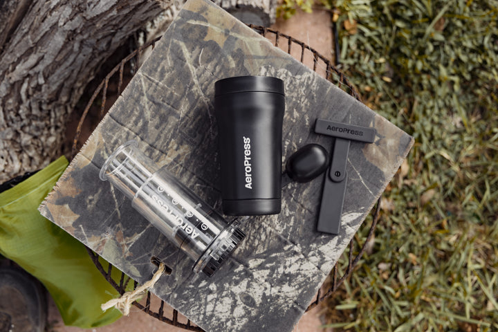 AeroPress Go Plus Coffee Maker in Black by the Coffee Beautiful coffee company UK London Surrey