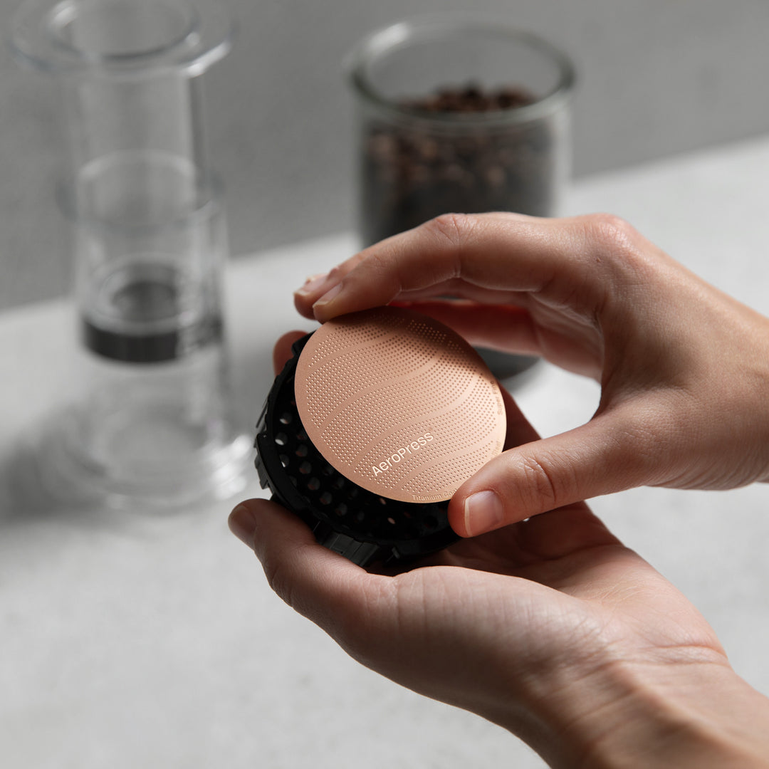 AeroPress Gold Superfine Coffee Filter by the Coffee Beautiful Coffee Company UK London Surrey