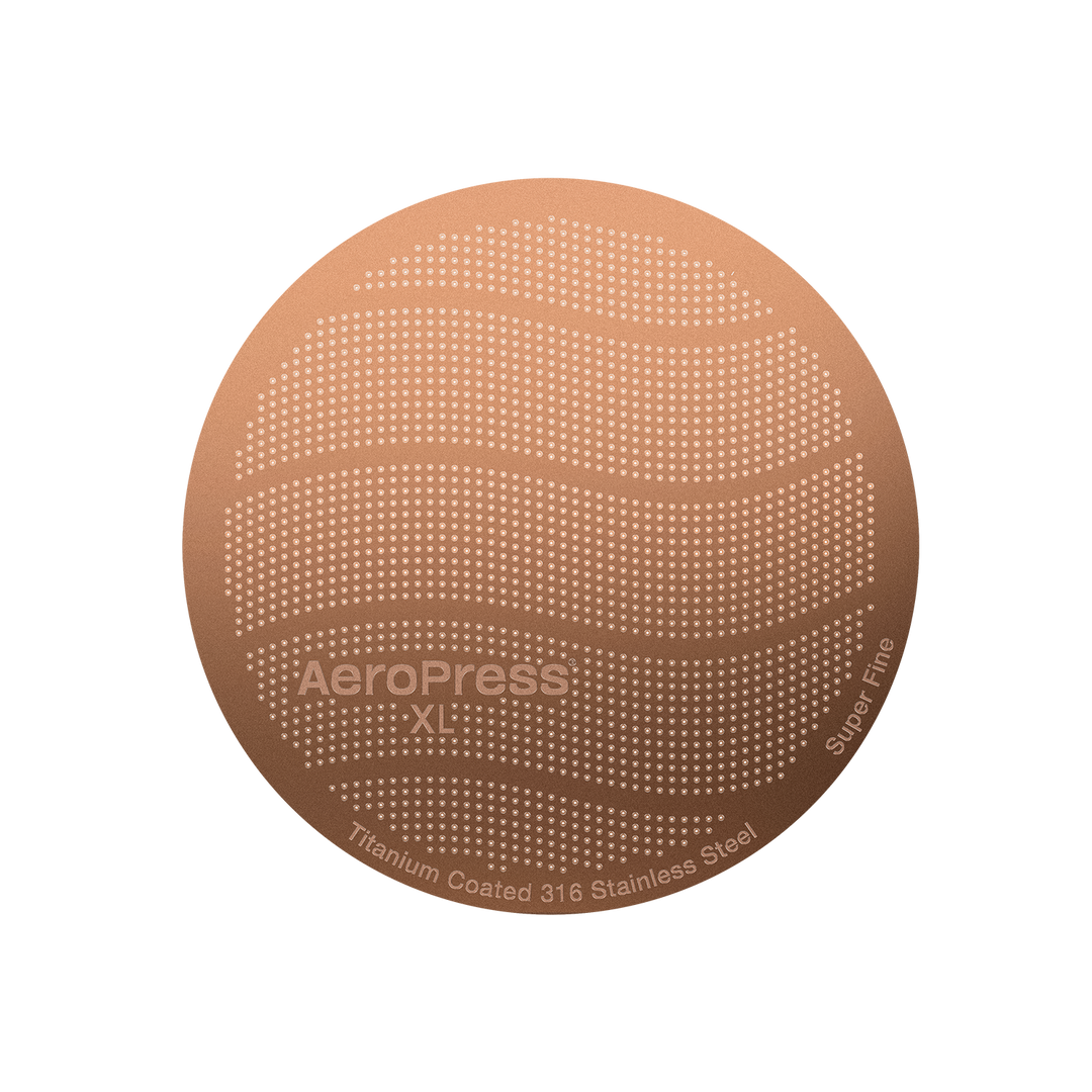 AeroPress XL Gold Superfine Coffee Filter by the Coffee Beautiful Coffee Company UK London Surrey