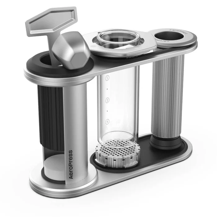 AeroPress Premium Stainless Steel Organiser Stand by the Coffee Beautiful Coffee Company UK London Surrey