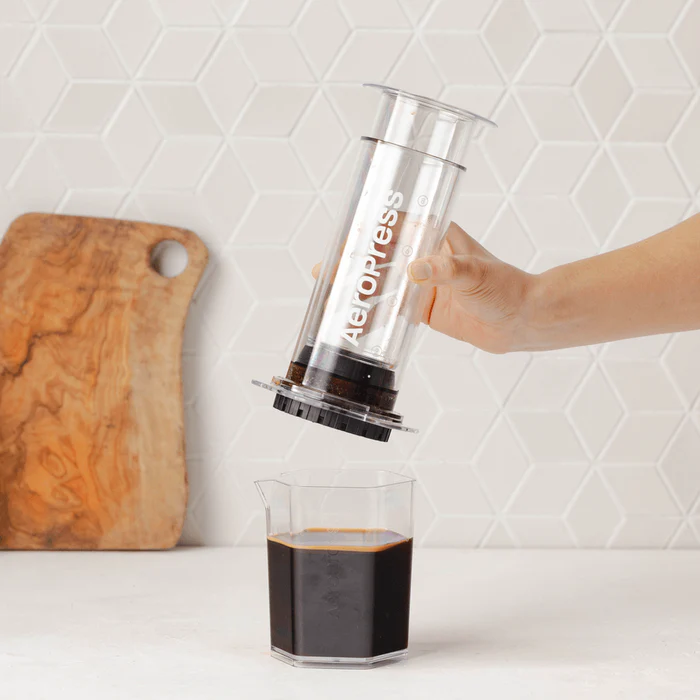AeroPress XL Clear Coffee Maker by the coffee beautiful coffee company uk london surrey