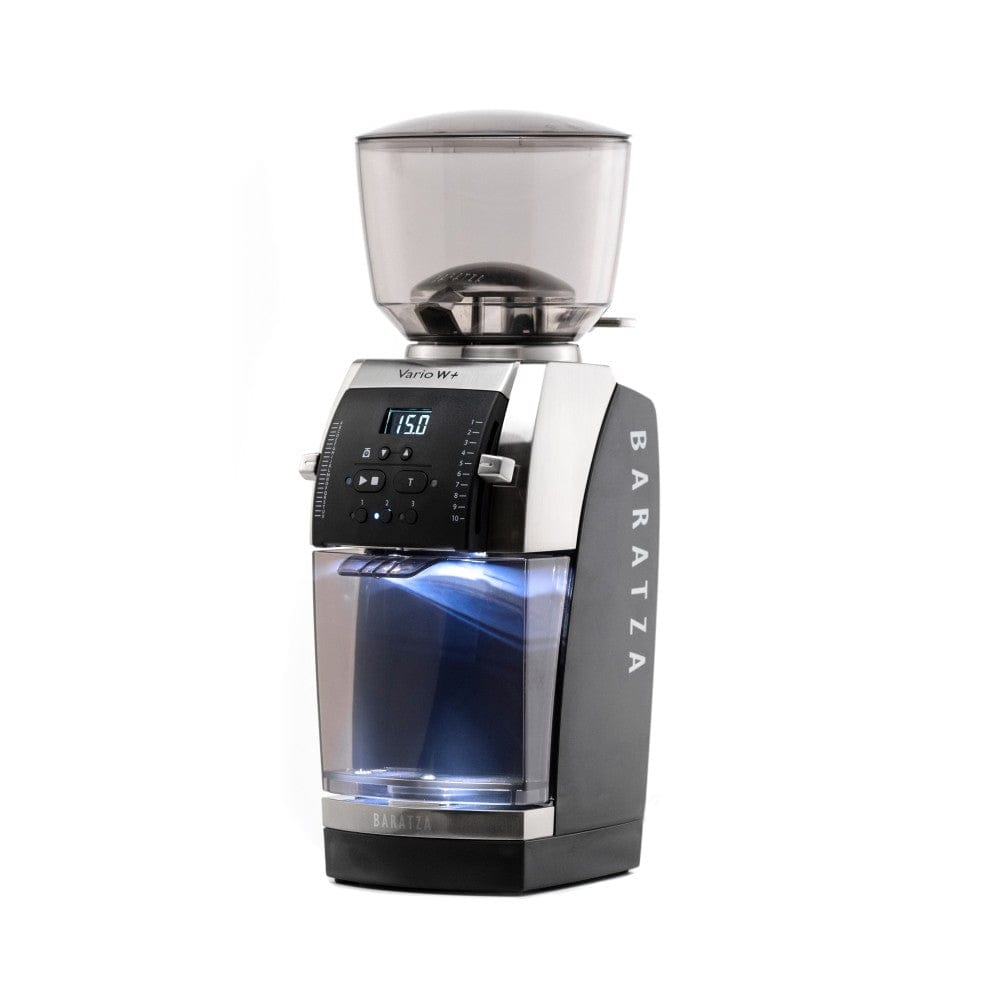 Baratza Vario W+ Coffee Grinder Black — angled view