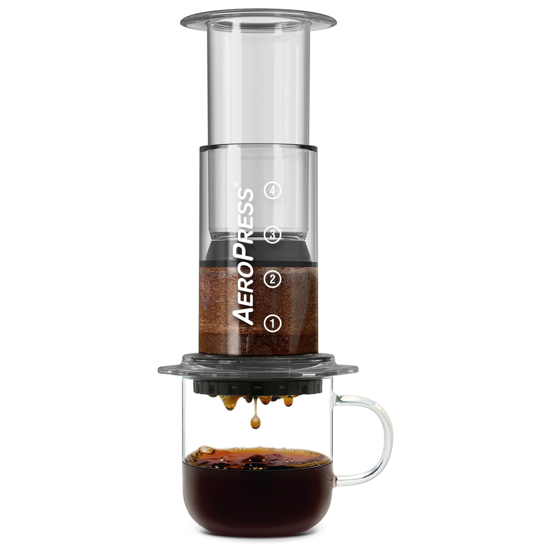 AeroPress Clear Coffee Brewer Maker from the Coffee Beautiful coffee company uk london surrey