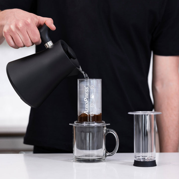 AeroPress Clear Coffee Brewer Maker from the Coffee Beautiful coffee company uk london surrey