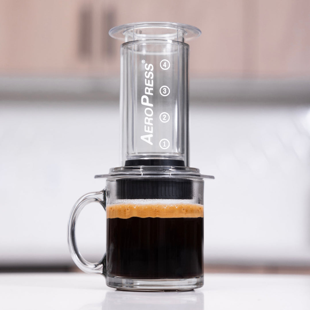 AeroPress Clear Coffee Brewer Maker from the Coffee Beautiful coffee company uk london surrey