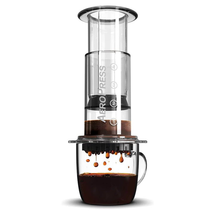 AeroPress Clear Coffee Brewer Maker from the Coffee Beautiful coffee company uk london surrey