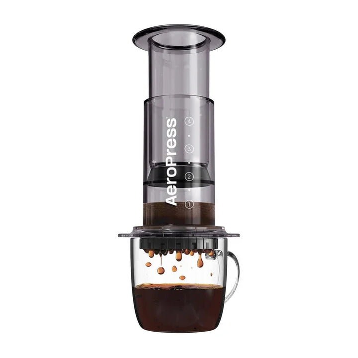 AeroPress Clear Black Coffee Brewer by the Coffee Beautiful Coffee Company UK London Surrey