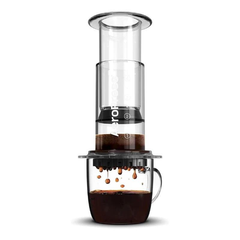 AeroPress Clear Coffee Brewer Maker from the Coffee Beautiful coffee company uk london surrey