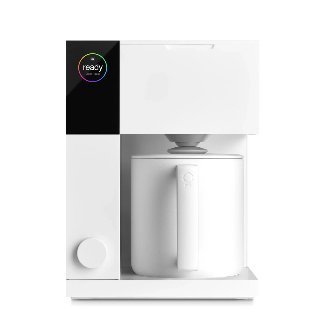 Fellow Aiden Precision Coffee Brewer Matte White — front view