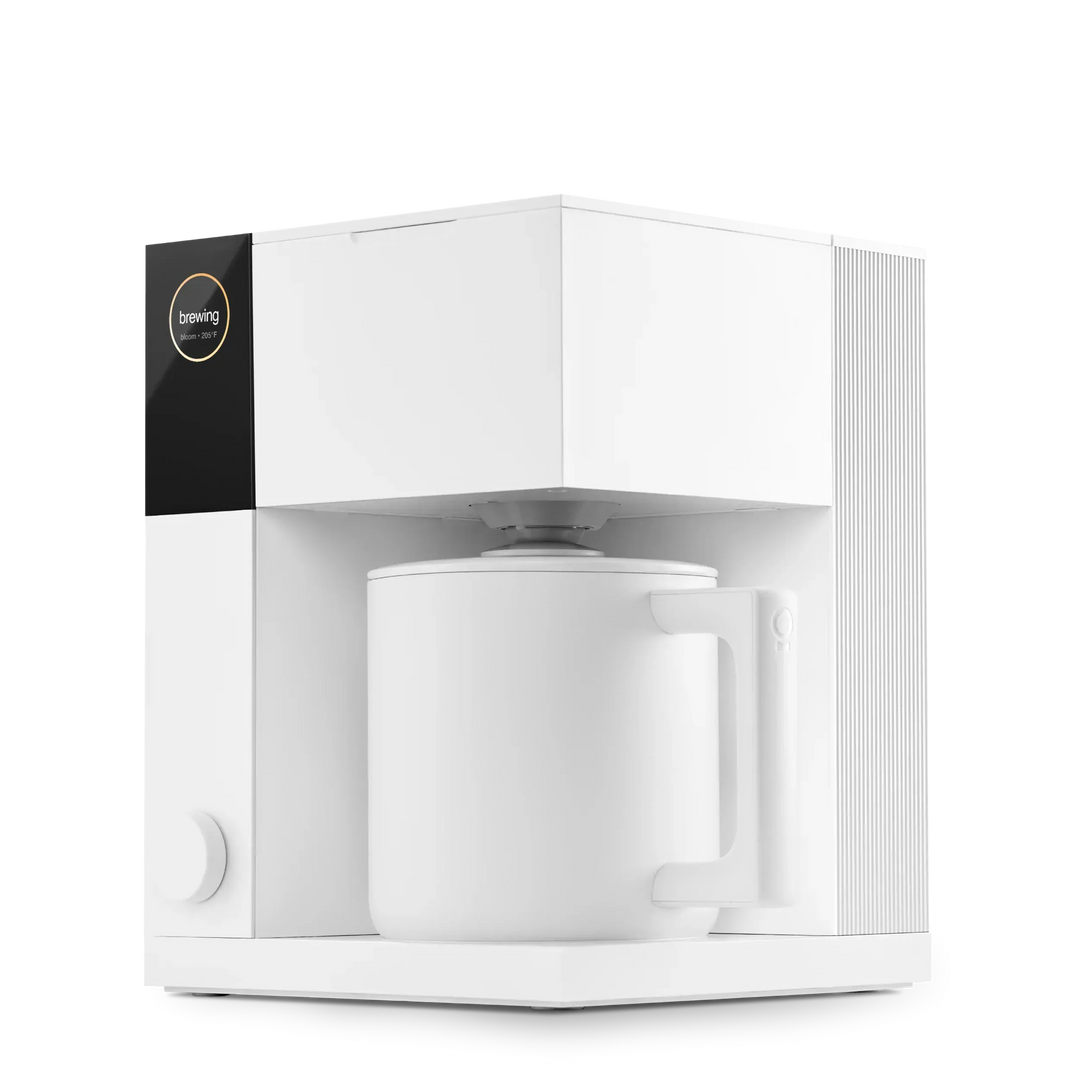 Fellow Aiden Precision Coffee Brewer Matte White — detail view