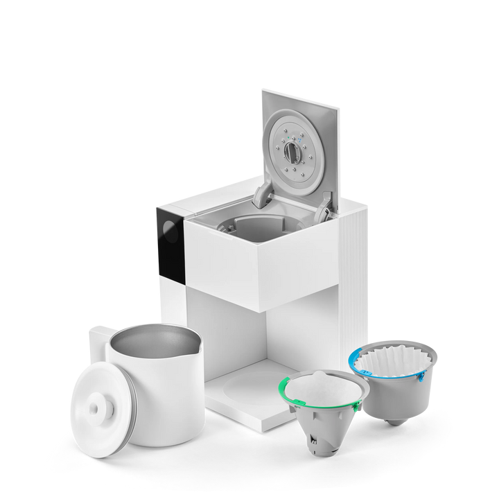 Fellow Aiden Precision Coffee Matte White Brewer by the Coffee Beautiful Coffee Company UK London Surrey