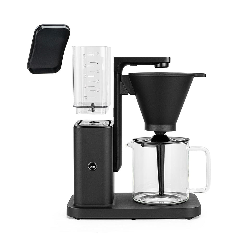 Wilfa Zense Coffee Maker Black — angled view