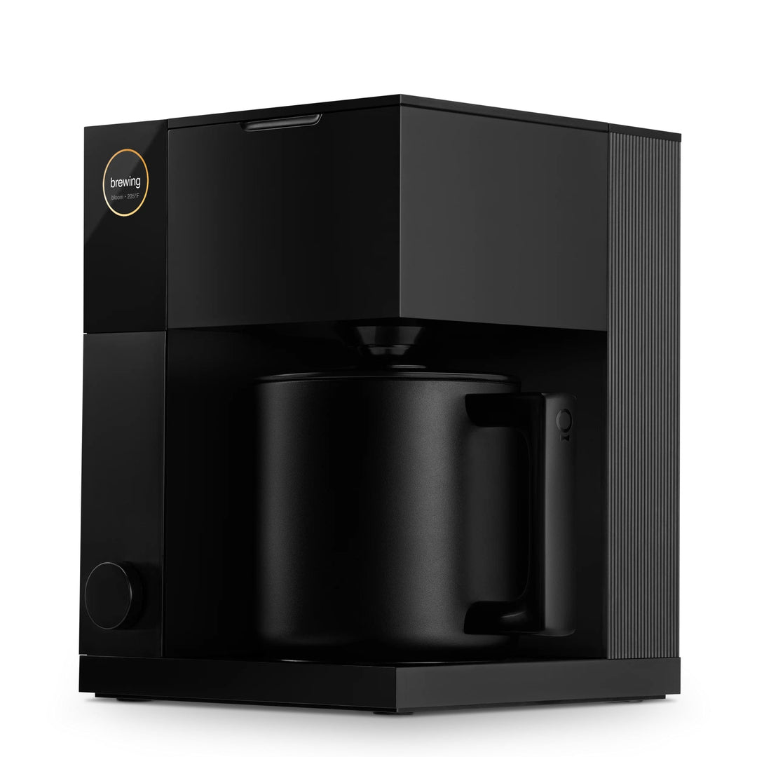 Fellow Aiden Precision Coffee Brewer Matte Black — angled view