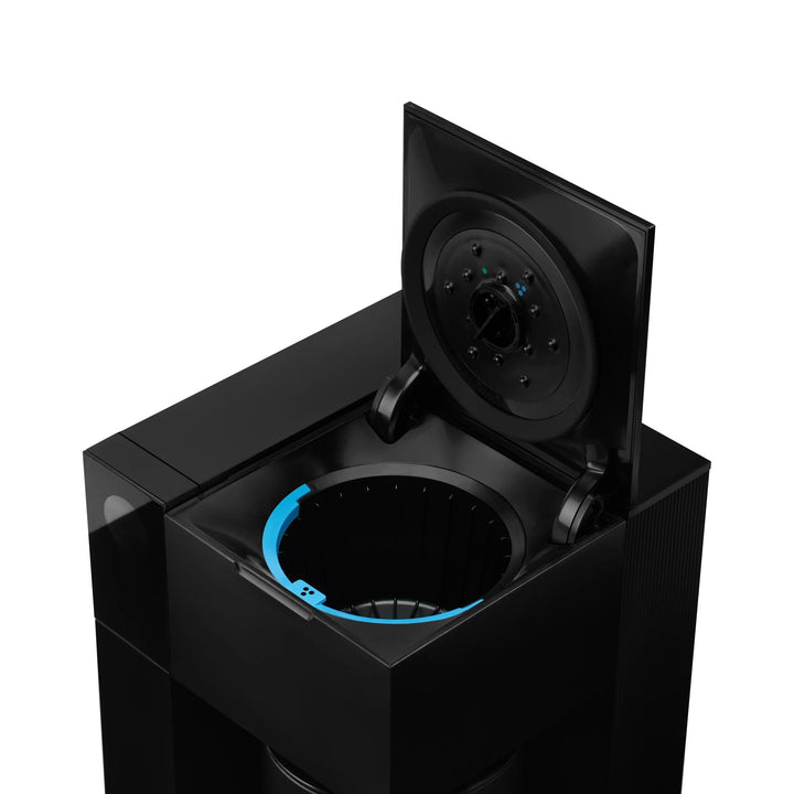 Fellow Aiden Precision Coffee Brewer Matte Black — side view