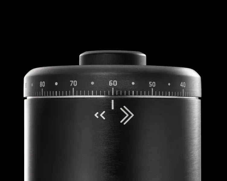 Mazzer Philos I200D Coffee Grinder — grind adjustment dial