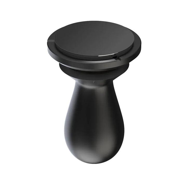 Top-down view of the TIMEMORE FLOW self-leveling tamper base and ergonomic handle