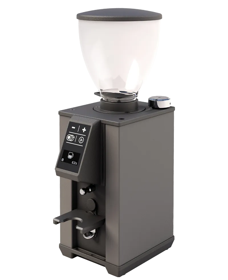 Macap Leo 55 Essential Electric Coffee Grinder in Anodised Black by the Coffee Beautiful Coffee Company
