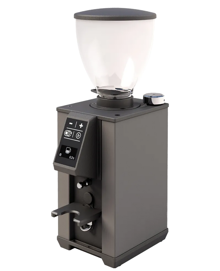 Macap Leo 55 Essential Electric Coffee Grinder in Anodised Black by the Coffee Beautiful Coffee Company