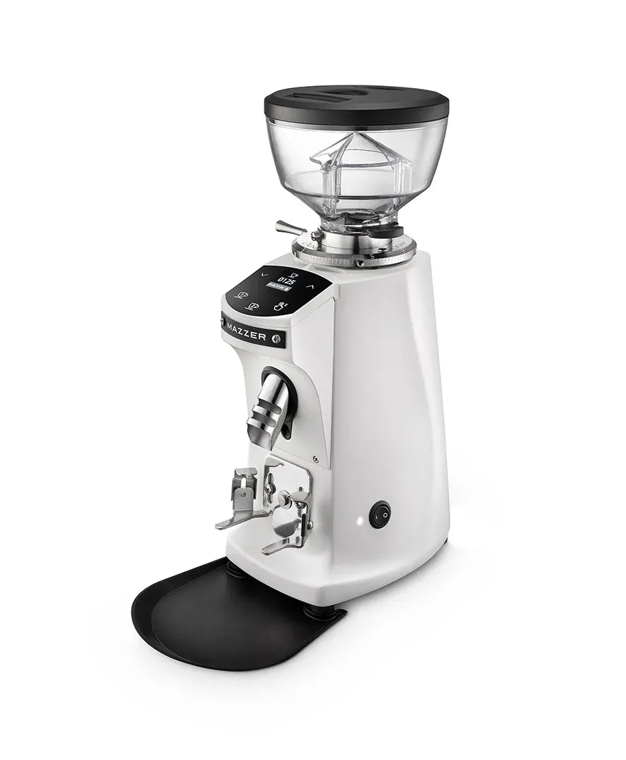 Mazzer Mini Electronic Coffee Grinder — White