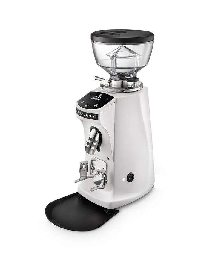 Mazzer Mini Electronic Coffee Grinder — White