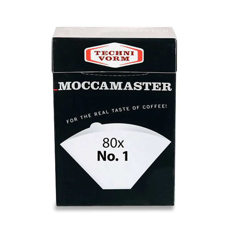 Moccamaster No.1 Coffee Filter Papers x 80 by the Coffee Beautiful Coffee Company UK London Surrey