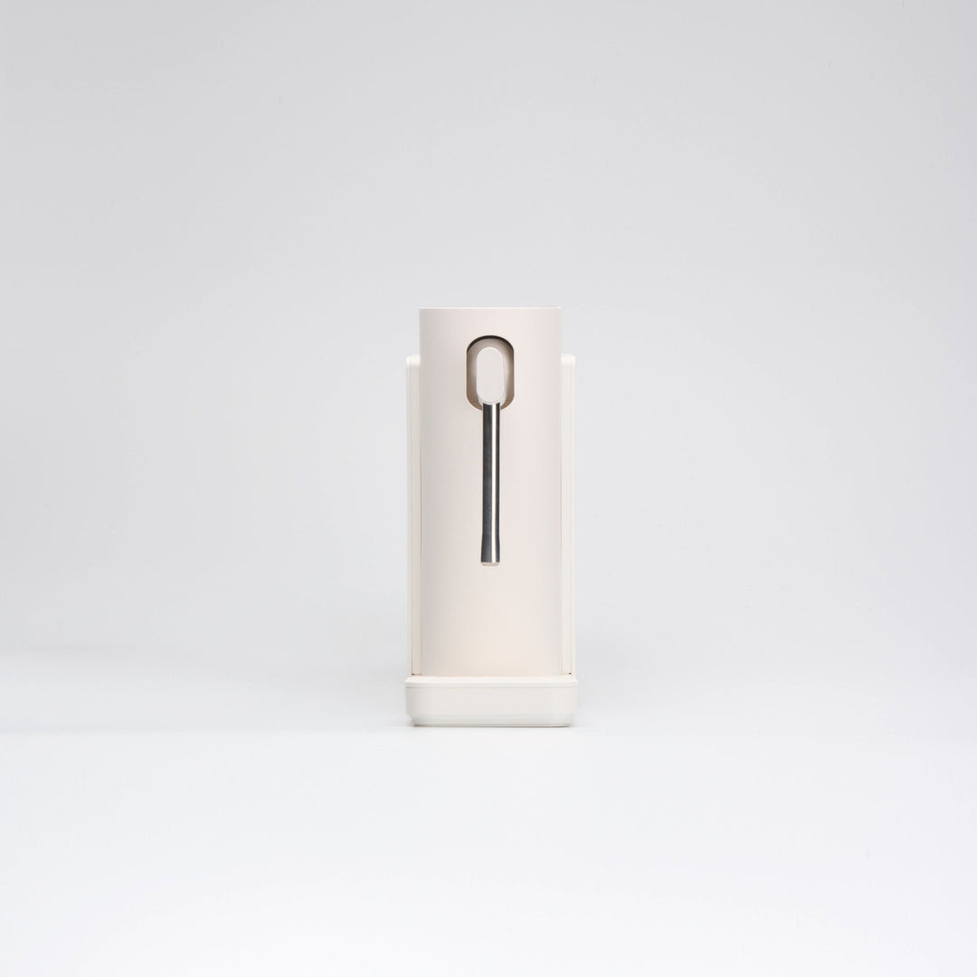 Morning Dream Milk Steamer — White, front view