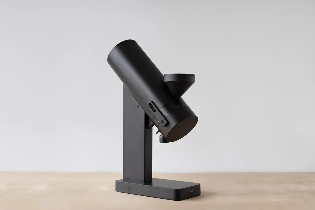 Acaia Orbit Coffee Grinder — studio product photo