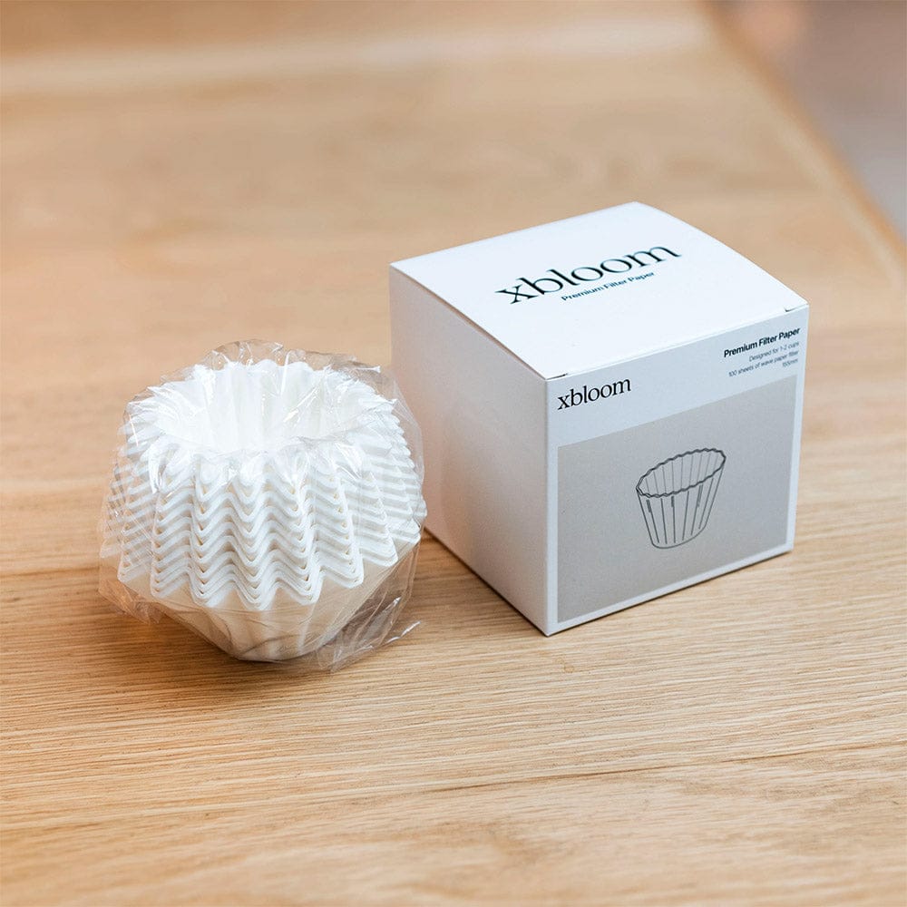 xBloom Premium Paper Coffee Filters — angled view